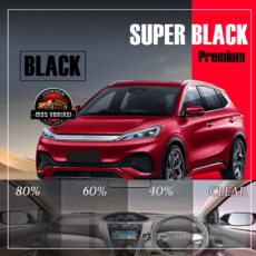 Kaca Film Premium Super Black – Privasi Maksimal & Anti UV